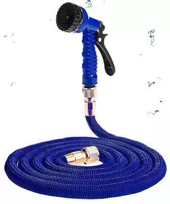 Шланг садовый с распылителем растягивающийся для полива, 22м